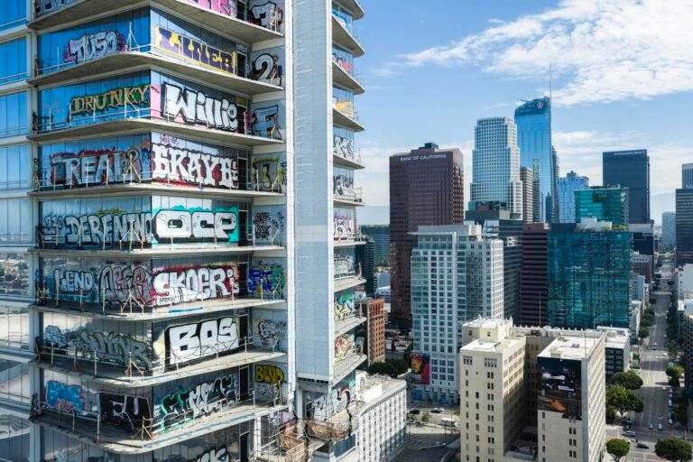 Graffiti towers set to be cleared for cleanup and sale